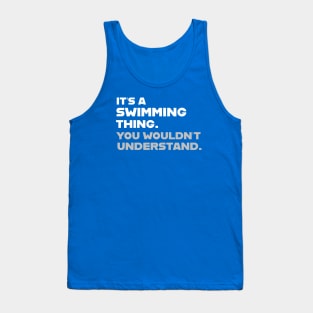 FUNNY SWIMMING Tank Top